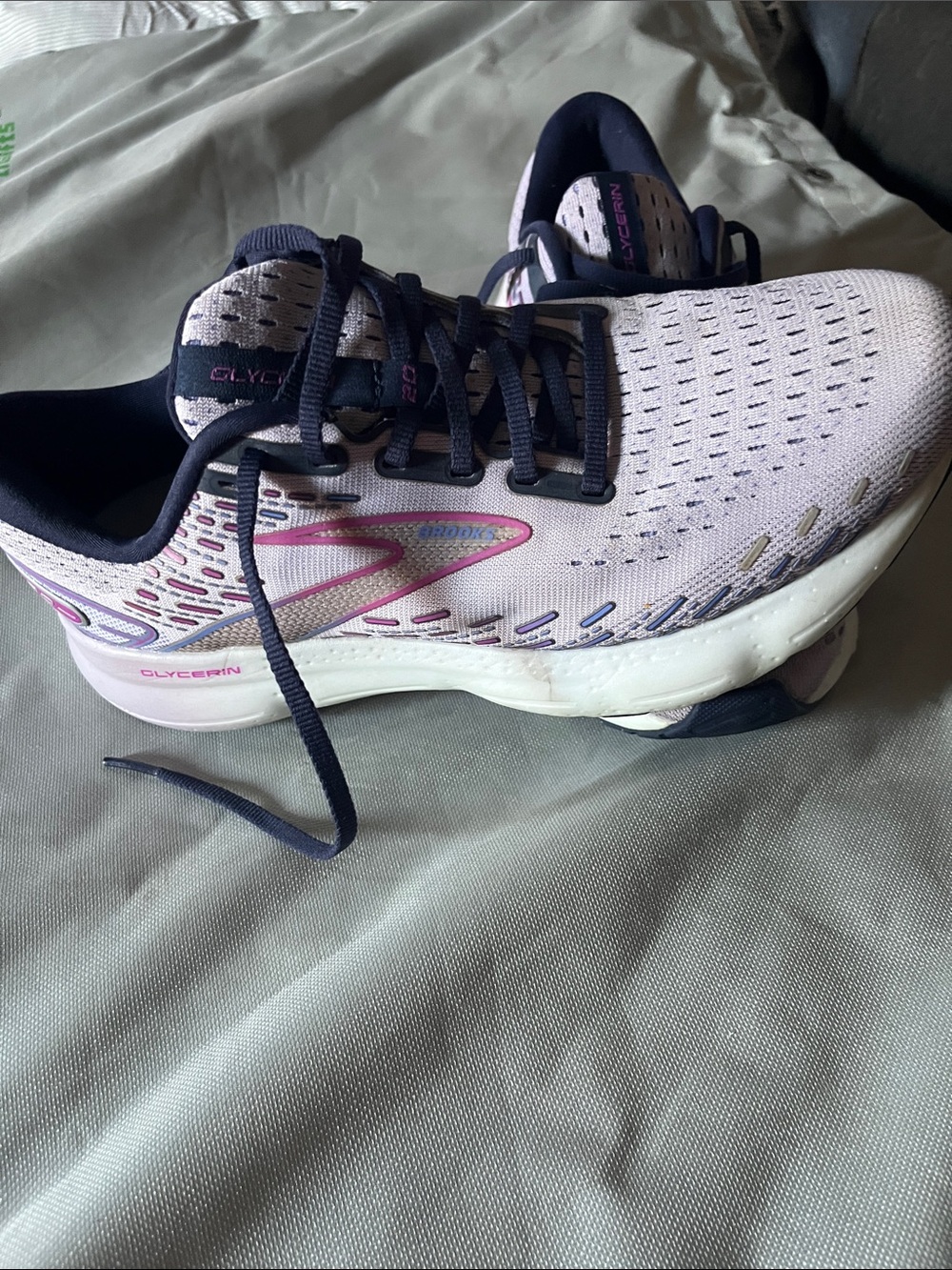 Brooks Women’s Glycerin Running Shoes - Light lavender and Navy